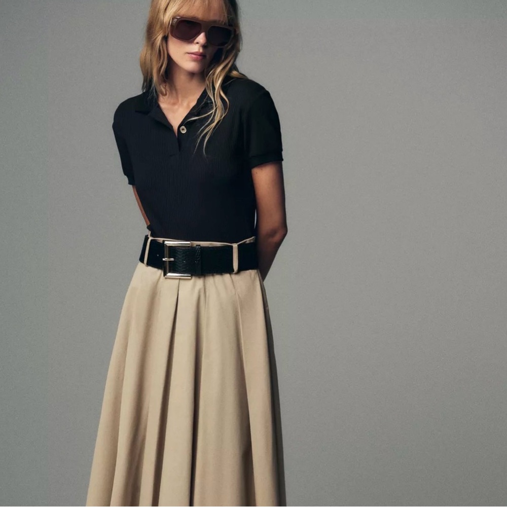 ZARA Combination Belted Dress – Size Small, NWT – Discontinued & Limited!